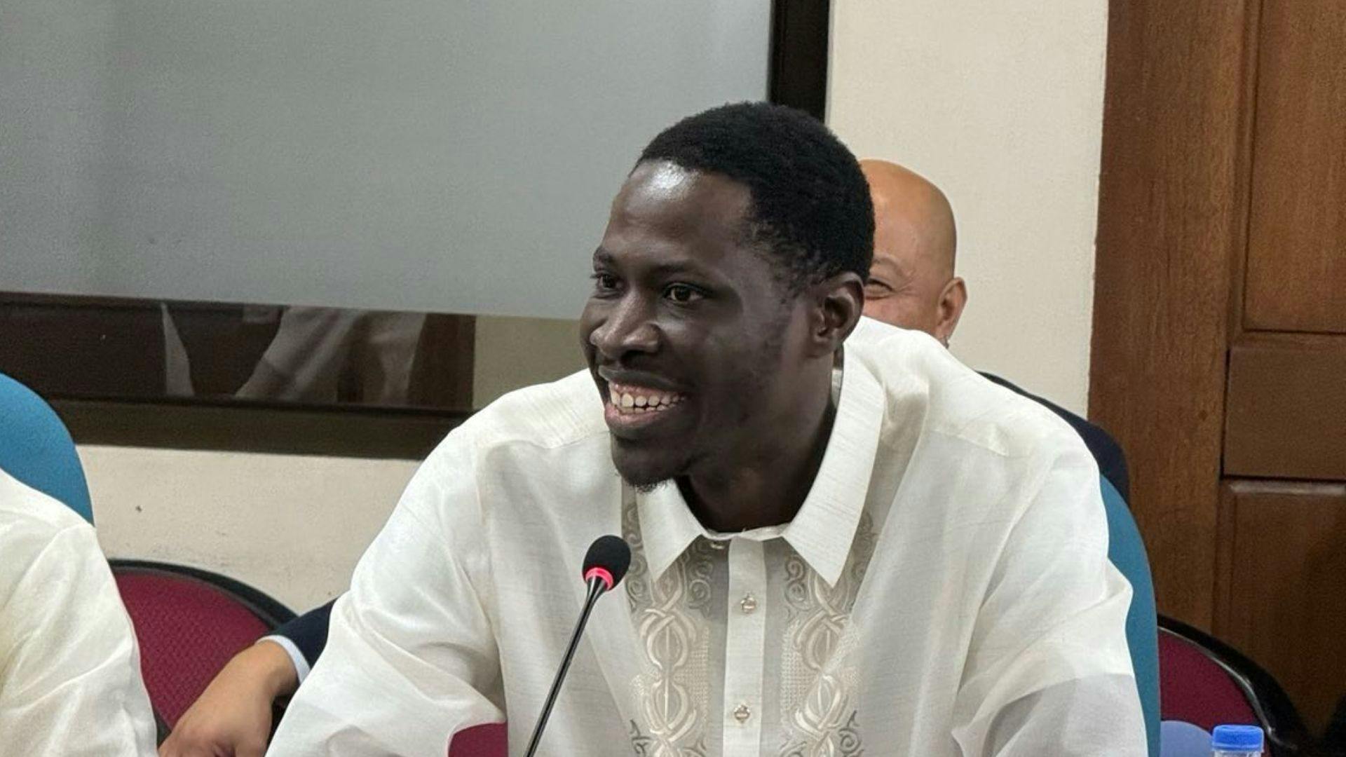 Malick Diouf open for everything as Gilas Pilipinas